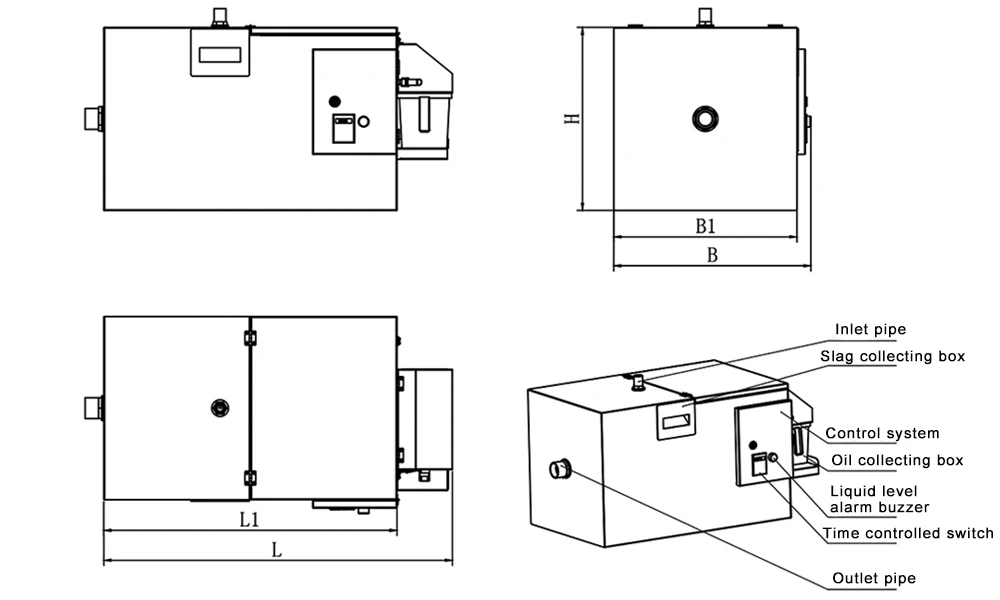 oil water separator for floor drain oil water separator for floor drain
